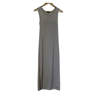 RUDSAK Knit Maxi Dress Gray Sleeveless